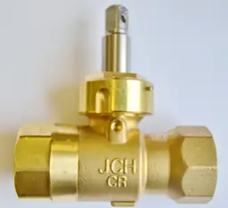 Isiflo AVK Bakkekran JHC for PRK 32 mm x 1 1/4", m/drenering, Messing