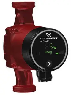 Grundfos Tappevannspumpe Alpha 1 25-60N 180, 1x230V 50Hz 6H