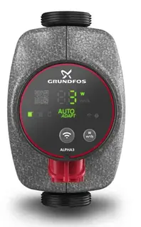 Grundfos Alpha3 Sirkulasjonspumpe 25-40, 180 mm, 1x230V 50Hz 6H