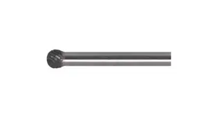 Ironside Roterende fil D – Kuleformet D-Kuleformet HM Ø8x7xØ2 mm x