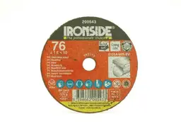 Ironside Kappeskive Inox F41 &#216;76x1.0x10 mm