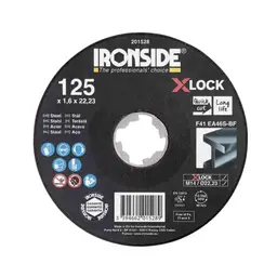 Ironside Kappeskive St&#229;l X-LOCK F41 &#216;125x1.6 mm