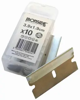 Ironside Blad til glasskrape 100854 3.9x1.9cm 10pk