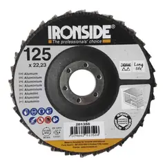 Ironside Lamellrondell Aluminium &#216;125x22 mm K40