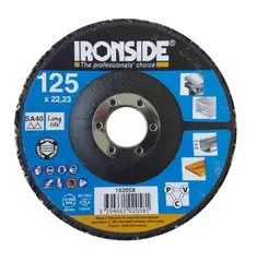 Ironside Grovrengjøringsrondell Ø125x22.23 mm