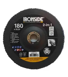 Ironside Lamellrondell 2 in 1 Convex 2in1 &#216;180x22 mm K40
