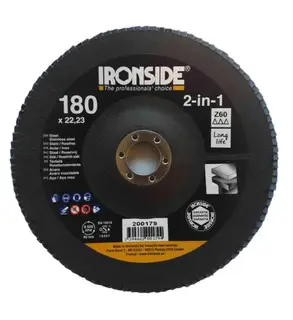 Ironside Lamellrondell 2 in 1 Convex 2in1 &#216;180x22 mm K60