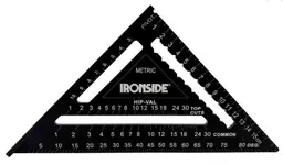 Ironside Gradvinkel 180x180 mm Aluminium