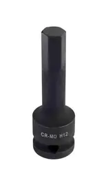 Ironside Kraftbitspipe 1/2"78 mm Impact sekskant 1/2"x4x78 mm