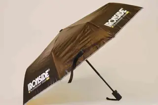 Ironside Paraply med reflex Kompakt m/reflex Svart Diam 95cm