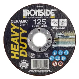 Ironside Navrondell Keramisk 125x7x22 mm F27