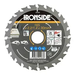 Ironside Sirkelsagblad Tre m/spiker tre &#216;165x20/16 mm 24T