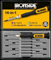 Ironside Elektronikkskrutrekkersett 14-i 14-in-1