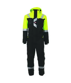 Strakofa Kjeledress Aquapro 284-2706 Unisex, Str. XS, Sort/Gul