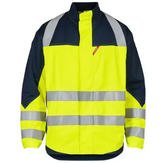 Engel Safety+ Arbeidsjakke, HiVis kl.2 Mann, Str. 3XL, Gul/Marine