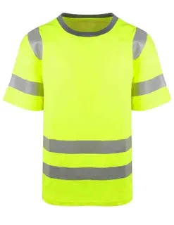 YOU Varberg Hivis T-skjorte, HiVis kl.2 Mann, Str. S, Gul