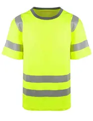 YOU Varberg Hivis T-skjorte, HiVis kl.2 Mann, Str. 2XL, Gul