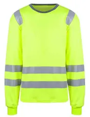 YOU Ystad T-skjorte, lang,, HiVis kl.2 Mann, Str. XL, Gul