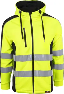 YOU Halmstad Hettejakke, Hivis kl.3 Mann, Str. XL, HiVis Gul