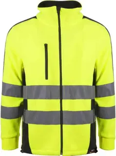 YOU Piteå Fleecejakke, Hivis kl.3 gul Mann, Str. S, Gul