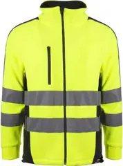 YOU Piteå Fleecejakke, Hivis kl.3 gul Mann, Str. 2XL, Gul