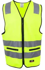 YOU Holmsund Refleksvest, HiVis kl.2 Mann, Str. S, Gul