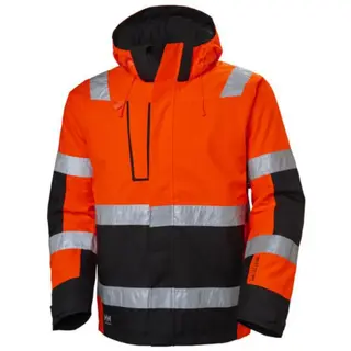 HH Alna 2.0 Vinterjakke, HiVis kl.3 Mann, Str. XS, R&#248;d/koksgr&#229;