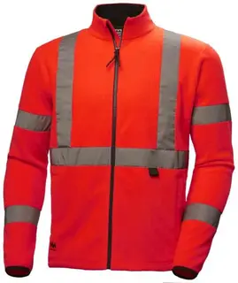 HH Addvis Fleecejakke, HiVis kl.3 Unisex, Str. (US/ CA): S, R&#248;d