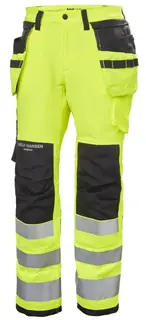 HH Luna H&#229;ndverksbukse, HiVis kl.2 Dame, Str. C36, Gul