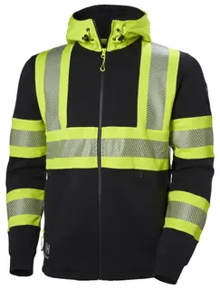 HH ICU Hettejakke, HiVis kl.1 Unisex, Str. (US/ CA): S, Gul/koksgr&#229;