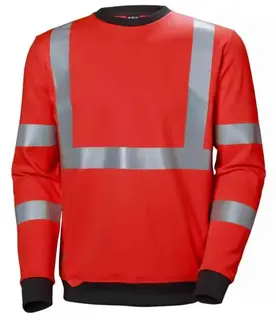 HH Addvis Collegegenser, HiVis kl.3 Unisex, Str. XS, R&#248;d