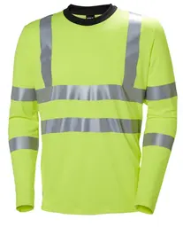 HH Addvis langarm T-skjorte, HiVis kl.3 Mann, Str. (US/ CA): XL, HiVis Gul