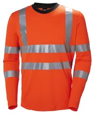 HH Addvis langarm T-skjorte, HiVis kl.3 Mann, Str. (US/ CA): XS, HiVis Oransje