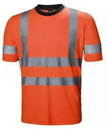 HH Addvis T-skjorte, HiVis kl.2 Mann, Str. (US/ CA): M, HiVis Oransje
