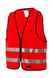 Reflectil 407 Refleksvest Mann, Str. 2XS, R&#248;d