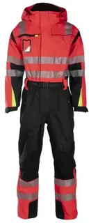 BS Halten Kjeledress Extreme HiVis kl.3 Unisex, Str. S, R&#248;d/Sort