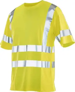 Jobman 5591 T-skjorte, HiVis kl 2/3 Unisex, Str. (US/ CA): XS, HiVis Gul