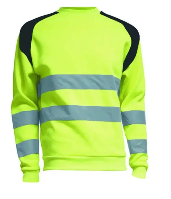 YOU Århus Genser, HiVis kl.2 Mann, Str. L, HiVis Gul 