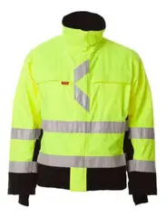 Strakofa Synlig+ Vinterjakke, HiVis kl 2 Str. (US/ CA): XXL, Gul/Sort