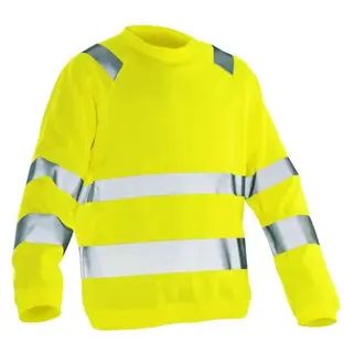 Jobman 1150 Genser, HiVis kl.3 Unisex, Str. (US/ CA): XL, HiVis Gul