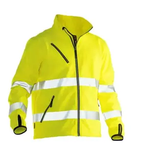 Jobman Softshelljakke, HiVis kl.3 1202 Unisex, Str. (US/ CA): M, HiVis Gul