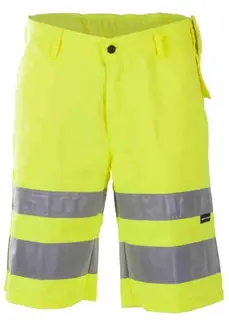 BS Dokka Shorts, HiVis kl.2 Unisex, Str. 46, Gul