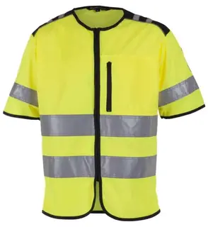 BS Gran Refleksvest, HiVis kl.3 Unisex, Str. (US/ CA): S, Gul/Sort