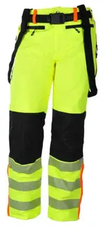 BS Gj&#248;vik allv&#230;rs Vinterbukse, kl.2 Unisex, Str. XS, Gul/Sort, HiVis