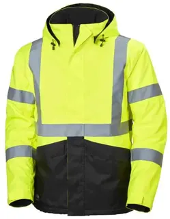 HH Alta allv&#230;rs Vinterjakke, HiVis kl.3 Mann, Str. (US/ CA): XXXL, Gul/Sort