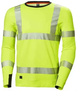 HH Lifa Active Undertrøye, HiVis kl.2(3) Unisex, Str. (US/ CA): S, HiVis Gul