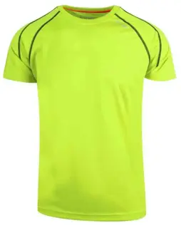 YOU Fox Pro-dry unisex T-skjorte, HiVis Str. S, Gul