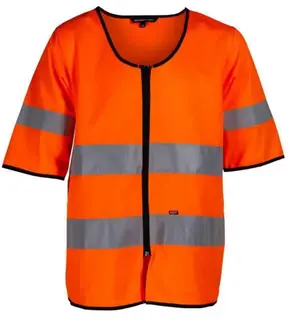 BS Dokka Refleksvest, HiVis kl.3 Unisex, Str. S, HiVis Oransje