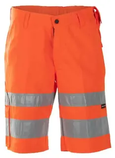 BS Dokka Shorts, HiVis kl.2 Unisex, Str. 46, Oransje