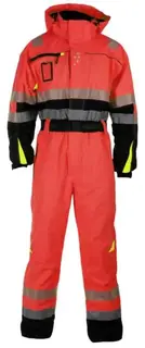 BS Gj&#248;vik allv&#230;rs Vinterkjeledress, kl.3 Unisex, Str. S, R&#248;d/Sort, HiVis